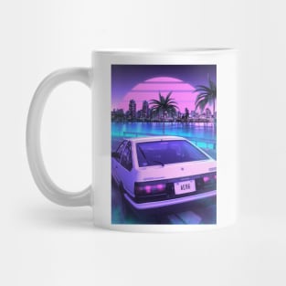 AE86 sunset Mug